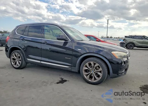 2017 BMW X3 Sdrive28I z USA, uszkodzony, nr VIN 5UXWZ7C30H0X39197